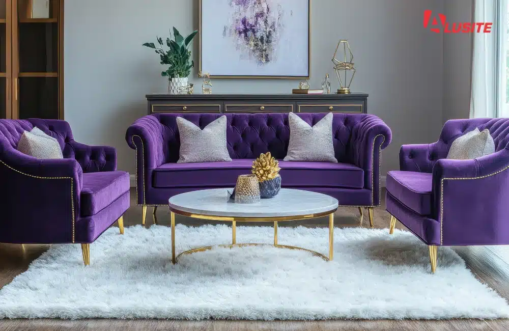 ชั้นวางของและโต๊ะกลาง