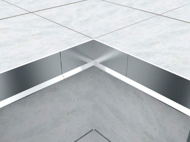 Aluminium Balcony Tile Trim Alusite BLAA series