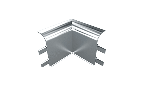 Aluminium Corner For Aluminium Quick Clip Skirting Alusite SK series