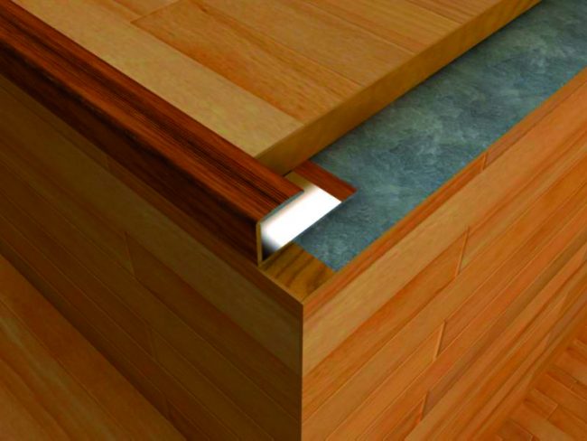 Aluminium Edging & Stair Nose for Wood,Laminated Flooring Profile Alusite