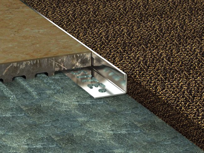 Stainless Steel Straight Tile Trim Alusite S-TS series