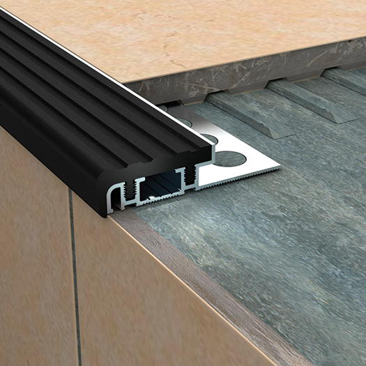Aluminium Stair Nose for Ceramic Tiling Alusite
