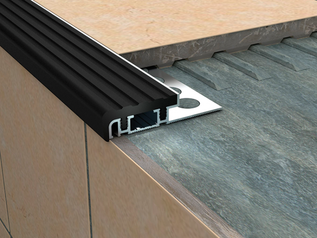 Aluminium Stair Nose for Ceramic Tiling Alusite